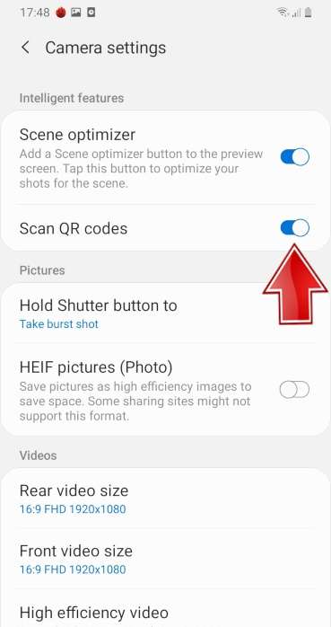 QR Codes Activate SAMSUNG Galaxy J4 Core