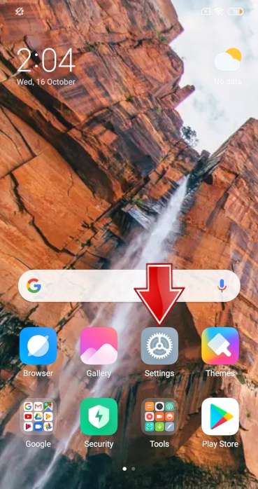 XIAOMI Redmi Note 4 Home screen