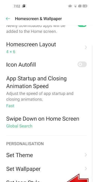 Icon Style 2 OPPO A3s