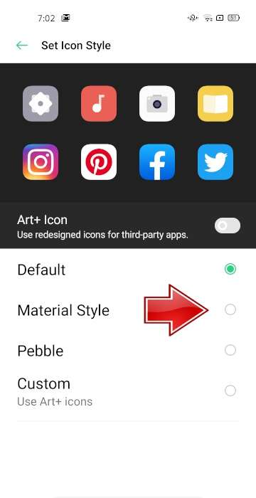Icon Style 3 OPPO A3s