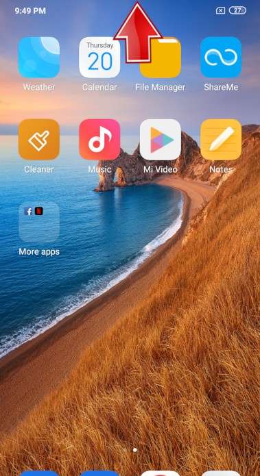 Notification bar XIAOMI Redmi Note 7 Pro