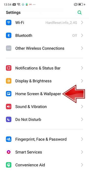 OPPO F9 (F9 Pro) Settings