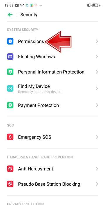 OPPO F9 (F9 Pro) Security